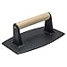 thumbnail image 3 of Bayou Classic Cast Iron Bacon Press with Wooden Handle, 3 of 4