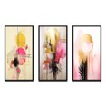 thumbnail image 2 of Designart "Vintage Pink Gold Circle Pastel Grace IV" Modern Geometric Framed Wall Art Set Of 3 - Gold Abstract Frame Gallery Set For Office Decor, 2 of 6