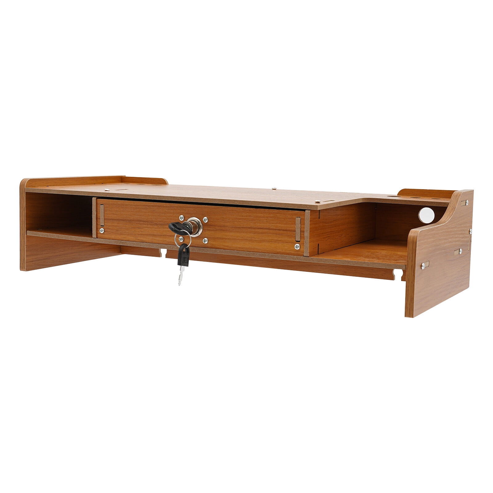 Miumaeov Wood Monitor Riser w/ Drawer Computer/Laptop/PC Stand for Desk Organizer