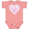 thumbnail image 3 of Inktastic Grandpa's Sweetie Pie with Pink Hearts Boys or Girls Baby Bodysuit, 3 of 5