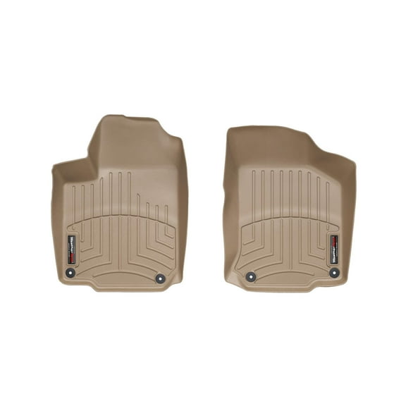 WeatherTech Custom Fit FloorLiners compatible with 1998-2010 VW New Beetle - 1st Row (Driver & Passenger), Tan