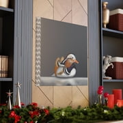 Mandarin Duck Reflection - Canvas