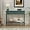 Green, variant on 3More Entryway Console Table with 3 Drawers,42" Carved Hallway Table with Open Shelf,Long Sofa Table for Living Room, Hallway, Behind Couch,Green