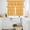 Orange, variant on Yellow Plaid Kitchen Curtains Sets for Windows 36 Inch Length, Watercolor Grid Checker Gingham Farmhouse Rod Pocket Window Treatments Tier Curtains and Valances Set for Bedroom/Bathroom