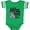 Football Green and White, variant on We're Fighting Back Together- Breast Cancer Awareness Month Boys or Girls Baby Bodysuit