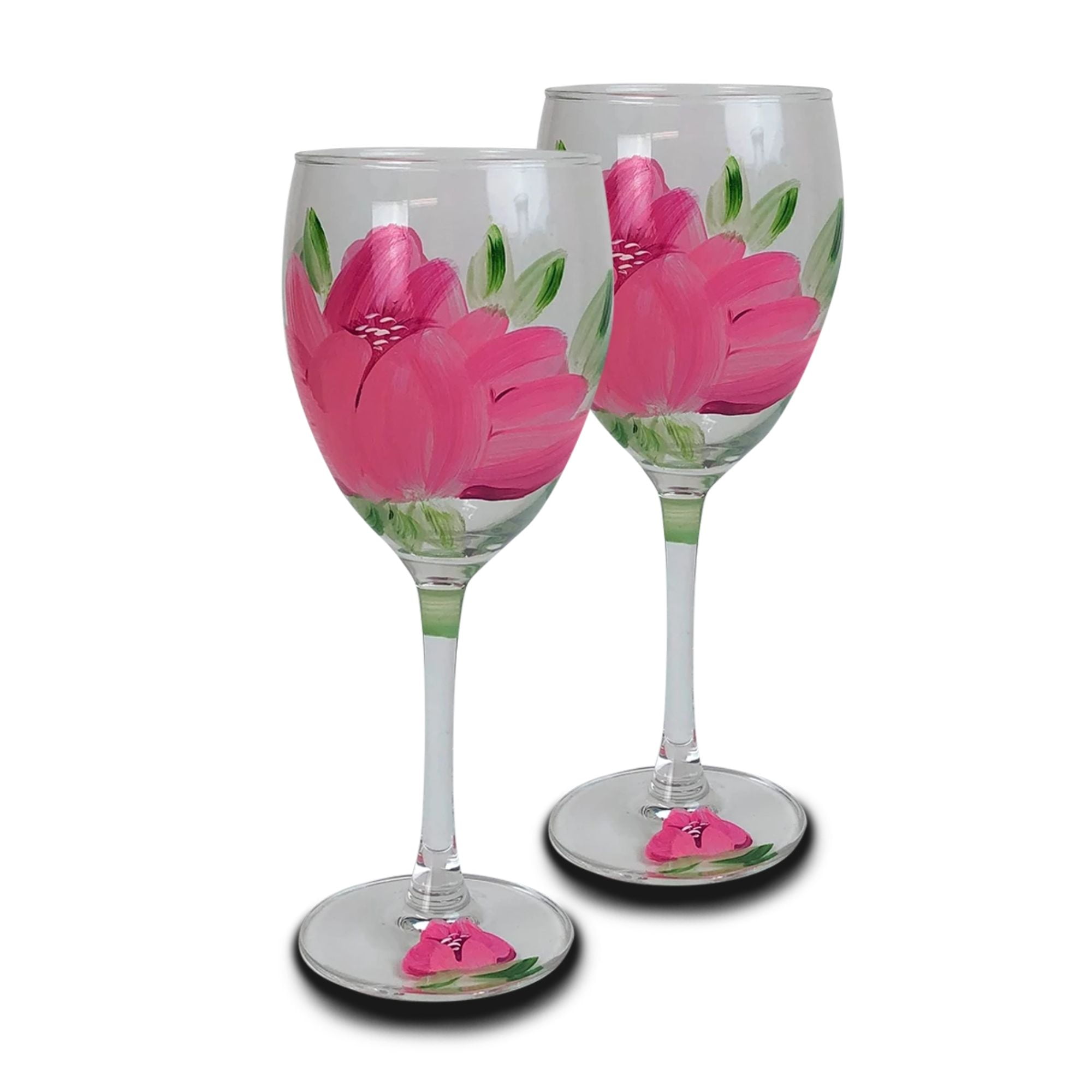 New Hand Painted Wine Glass Unique Design Hand Painted Glassware