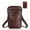 brown, variant on Crossbody Cell Phone Bag, Leather Belt Bag Purse Pouch with Belt Clip, Phone Holster Case Fit for iPhone, Samsung
