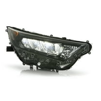 AKKON - For 2019-2021 Toyota RAV4 OE Black Bezel LED Headlights Housing Passenger Side[LE Model Only]