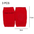 thumbnail image 2 of 3 pares de almohadillas para gatear para bebés, rodillas antideslizantes que protegen las rodillas para gatear del bebé, 2 of 5