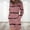 Pink, variant on Kiplyki Women's Long Sleeve Fall Dress Print Round-Neck Ladies Holiday Outing Long Dress