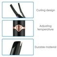 thumbnail image 4 of heritaly Electric USB Eyelash Curler Woman Portable 3 Temperature Mode Heated Eyelashes Curling Tool Plastic Cosmetic Accessory Black 1Set, 4 of 6