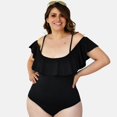 thumbnail image 1 of Traje de baño completo talla extra, modelo 7505 (Negro) negro 38 Roman Fashion Traje de baño 7505, 1 of 6