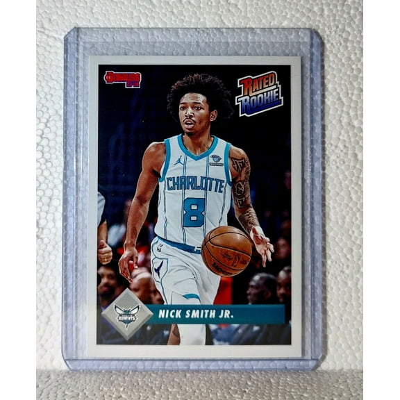 Nick Smith Jr. 2023-24 Panini NBA #18 Rated Rookie Retro Card Hornets 1/715