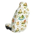 thumbnail image 2 of Wukai Cute Frog Full Set Car Seat Covers with Soft Padding Universal Auto Front Seats Protector and Cushion Mat, 2 of 5