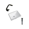 thumbnail image 1 of DROP Bath and Kitchen DR091101 Undermount Bathroom Sink Set, 1 of 4