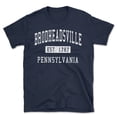 thumbnail image 1 of Brodheadsville Pennsylvania Classic Established Men's Cotton T-Shirt, 1 of 1