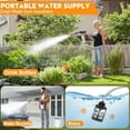 thumbnail image 6 of X5 Hand Held Pressure Washer,500 Psi Cordless Pressure Washer With 16ft Detachable Hose For Car, Garden, Floor Washing, 6 of 8
