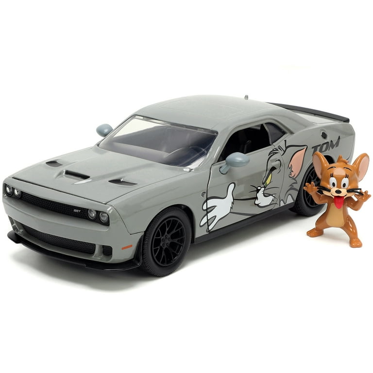 Jada Toy Collectible: 2015 Dodge Challenger Hellcat Gray, 'Tom and