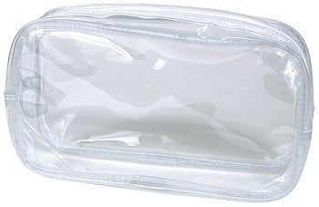 zippered cosmetic bag
