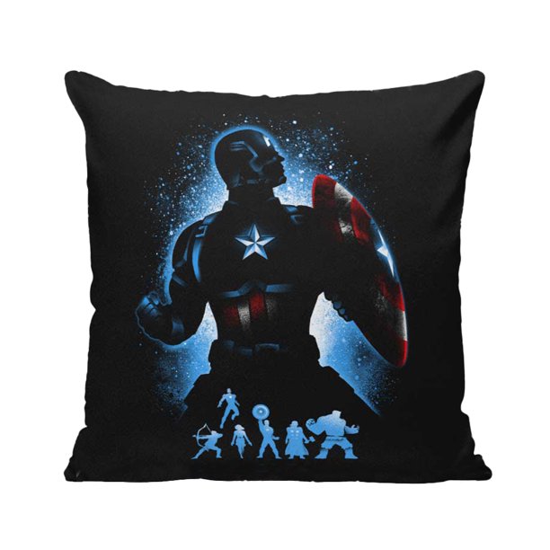 1 bordado 11CT impreso Capitán América punto de cruz funda de almohada almohada decoración Hugtrwg Para estrenar