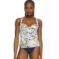 thumbnail image 2 of ANNE COLE Multi Petal Paisley Twist Tankini Swim Top, US 34D/32DD, NWOT, 2 of 4