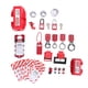 thumbnail image 5 of Kit De Bloqueo Y Etiquetado, Resistente Y Fácil De Usar, Kit De Bloqueo De Seguridad Universal Loto Con Cubierta De Botón De Parada De Emergencia, Candado De Seguridad Para La, 5 of 7