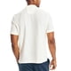 thumbnail image 2 of Polo Nautica para hombre, manga corta, cubierta lisa, color crema, 2 of 4