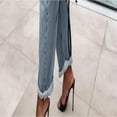 thumbnail image 5 of LYMAYTER Women Wide Leg Jeans Fashion Mid Waisted Baggy Straight Versatile for Denim Pants S-2XL, 5 of 7