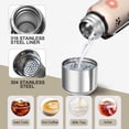 thumbnail image 3 of 20 Oz Pug and Donut Coffee Tumbler Double Wall Insulated Stainless Steel Water Bottle | Metal Reusable Thermoses Flask with Cup Cap | Leak & Sweat Proof with Anti-Dust Lid, 3 of 7