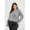 thumbnail image 1 of Blusa cruzada Roman Fashion Tallas Extras 1835 Blanco 42, 1 of 6