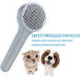 thumbnail image 4 of Cepillo para gatos, cepillo autolimpiante para perros, cepillos de aseo para perros, gatos, pelo corto y largo, cepillo de masaje suave para gatos para eliminar el pelo y, 4 of 5