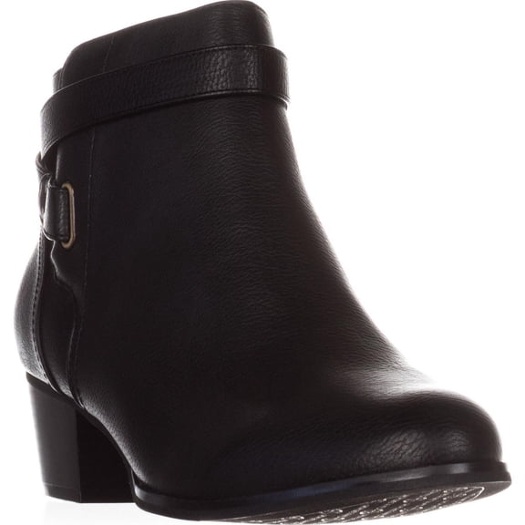 Womens GB35 Oleesia Casual Ankle Boots, Black Synthetic