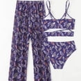 thumbnail image 6 of Hiijoy Big Girls 3-Piece Swimsuit Bikini Set with Pants Swimwear Outfits, 6 of 6