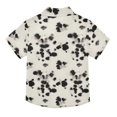 thumbnail image 2 of Dailycode Small Short Sleeve Button Down Shirts Black Cow Spots Casual Shirt 3-10 Years, 2 of 9