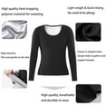 thumbnail image 3 of Lilvigor Sauna Suit for Women Weight Loss Sweat Suit Slim Fitness Clothes Long Sleeves Weight Loss Workout Top, 3 of 7