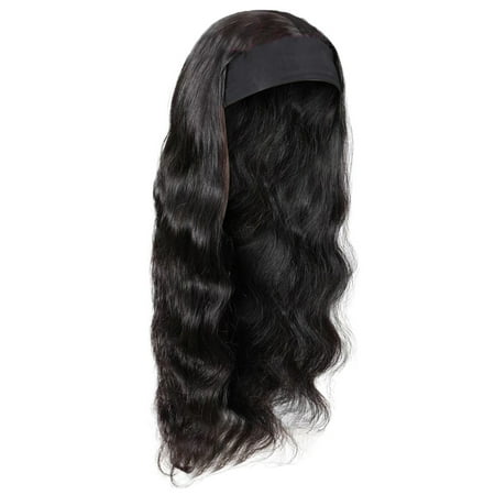 IZFHT wig Long Fashion Wigs Black Wig Sexy Synthetic High Temperature Hair wig
