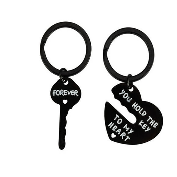 Porte-clés Cadeaux Couple pour Mari Femme, Je t'Aime le Plus Je t'Aime Plus Porte-Clés Couple Assorti pour Lui et Elle, Cadeaux de la Saint-Valentin Anniversaire pour Petits Amis Petites Amies (Liquidation)
