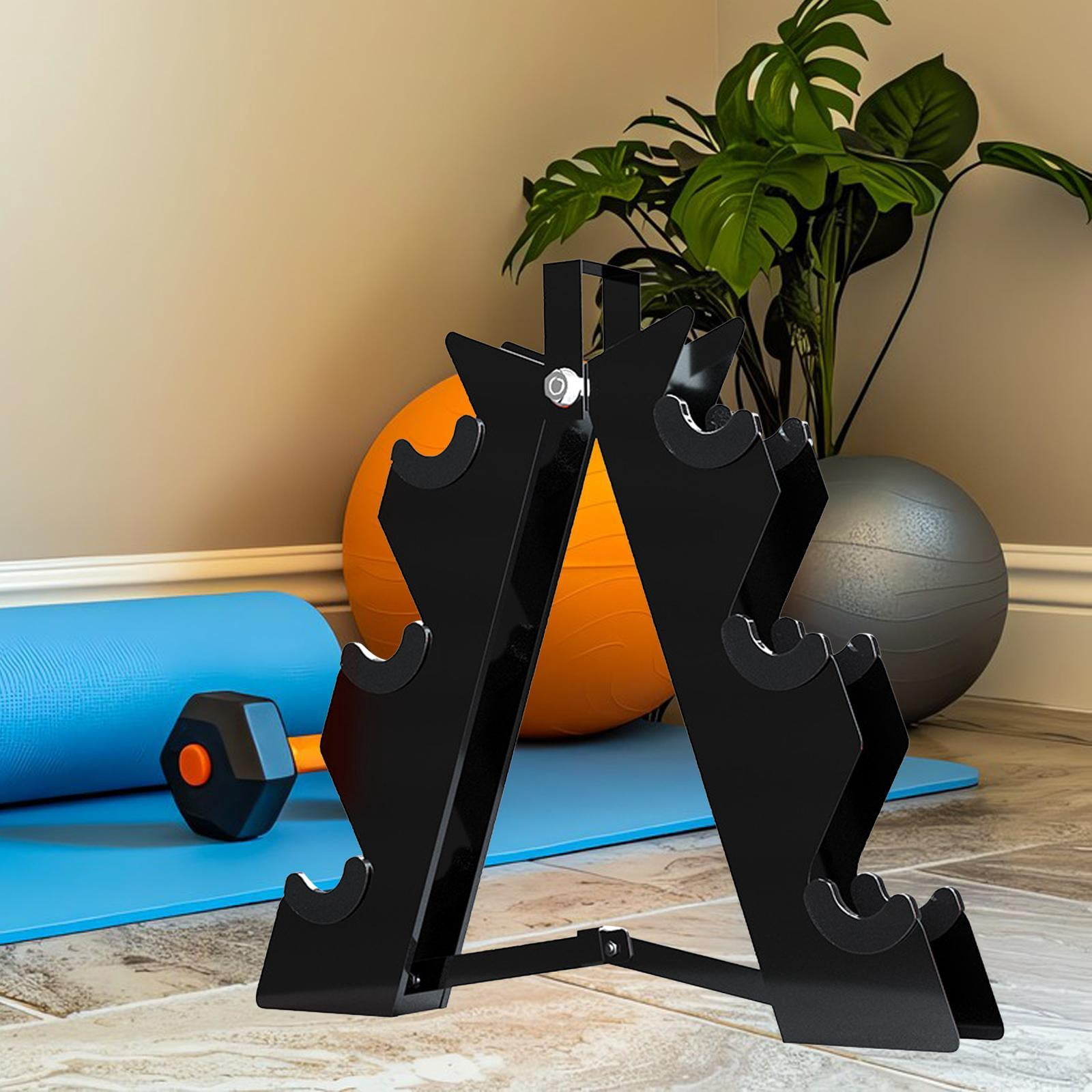 DimyFew Dumbbell Rack Bracket 3 Tiers Holder Portable Dumbbell Rack Organizer Dumbbells
