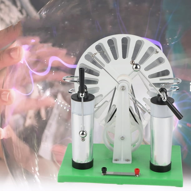 Generador de Electricidad Estática, Marcina Estática de Metal de Rendimiento de Generaciónica Estática Mejorada Para Experimentars, Salida de Alto Voltaje