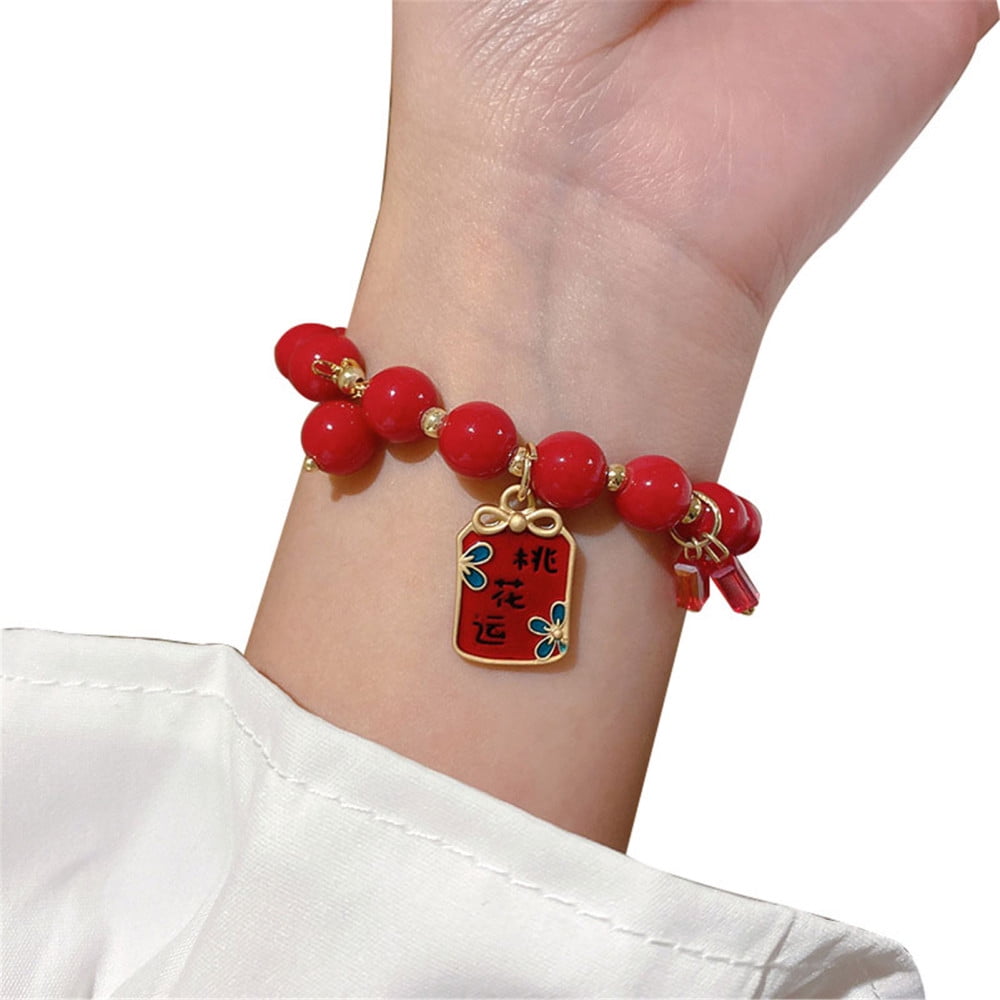 Chinese Zodiac Red Bracelet Charm And Fashion Design For Anniversary  Graduation Thanksgiving Valentine's Day 05 