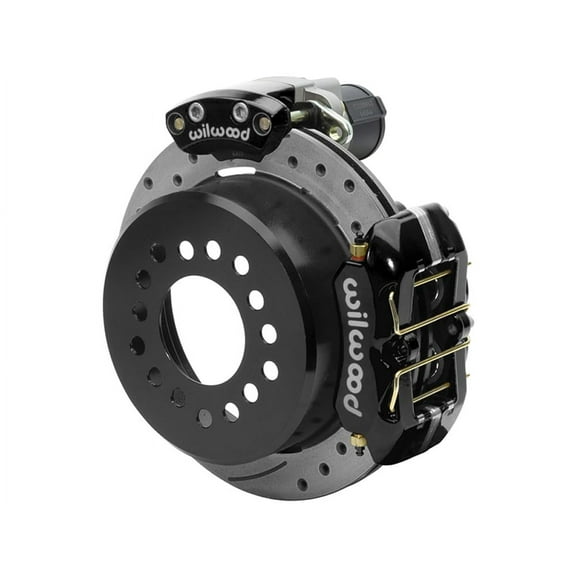 Wilwood 140-16149-D Dynapro Low-Profile Rear 11" EPB Big Brake Kit, Drilled, Compatible with Small Ford 2.50" Offset