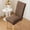 Brown, variant on Stretch Dining Chair Slipcover,Full Surround Bottom Elastic Hem Design,Washable Durable Fabric Construction for Wedding Banquet,Hotel and Restaurant Seat Renovation,42"x18"(White)