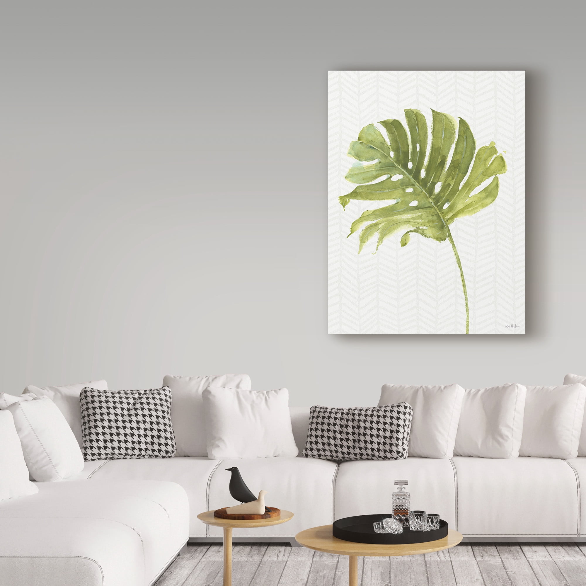 Trademark Fine Art 'Mixed Greens LXXVII' Canvas Art by Lisa Audit