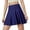 01-Navy913, variant on XIAONU Women's Scalloped Hem Swim Skirt Solid Summer Beach Swim Bottom Skort