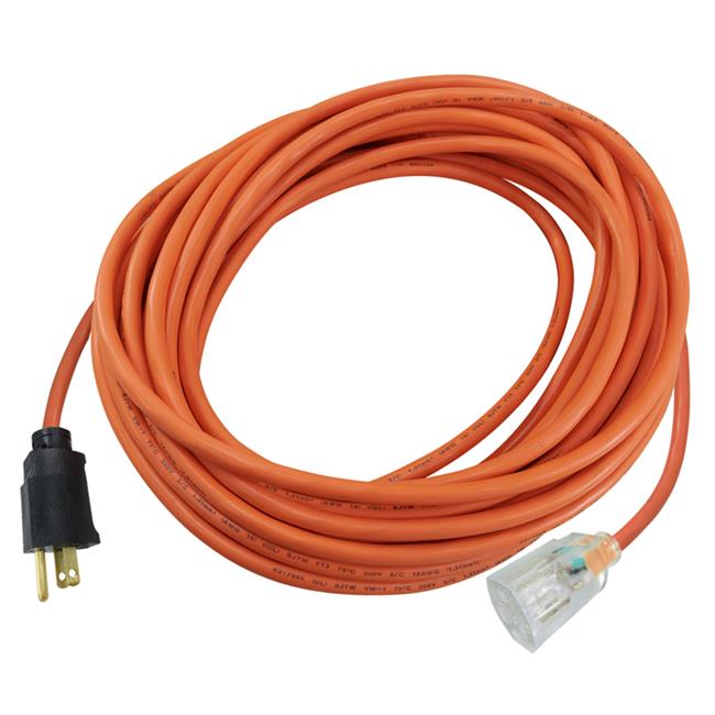 Projex 3506078 50 ft. 123 SJTW Indoor or Outdoor Orange Extension Cord