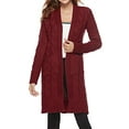thumbnail image 2 of Vedolay Women's 2023 Jackets Womens Button Down Long Sleeve Casual Jacket Coat With Pockets,Red S, 2 of 5