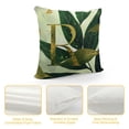 thumbnail image 4 of PRATYUS  Pillowcase Alphabet Decorative Pillowcase ABC Alphabet Flower Cushion Cover Square Pillow Case Suitable For Sofa Sofa Sofa Bedroom Car Last Name Initia AP-07 White, 4 of 5