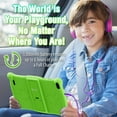 thumbnail image 4 of Contixo  7" Kids Tablet Bundle with Disney eBooks, Tablet for Kids with Headphones, Stylus, Protective Case, Android 11, Parental Controls, 32GB, Green, 4 of 6