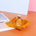 thumbnail image 3 of Foldable Leather Desktop Organizer: Perfect for Keys, Jewelry & Cosmetics Storage!, 3 of 4