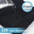 thumbnail image 3 of Paños de Limpieza de Microfibra, 12Pcs Trapos de Microfibra, Súper Absorbente, Lavable y Reutilizable, Microfibras para Abrillantador de Coches/Ventana/Cocina/Vidrio (Azul), 3 of 4
